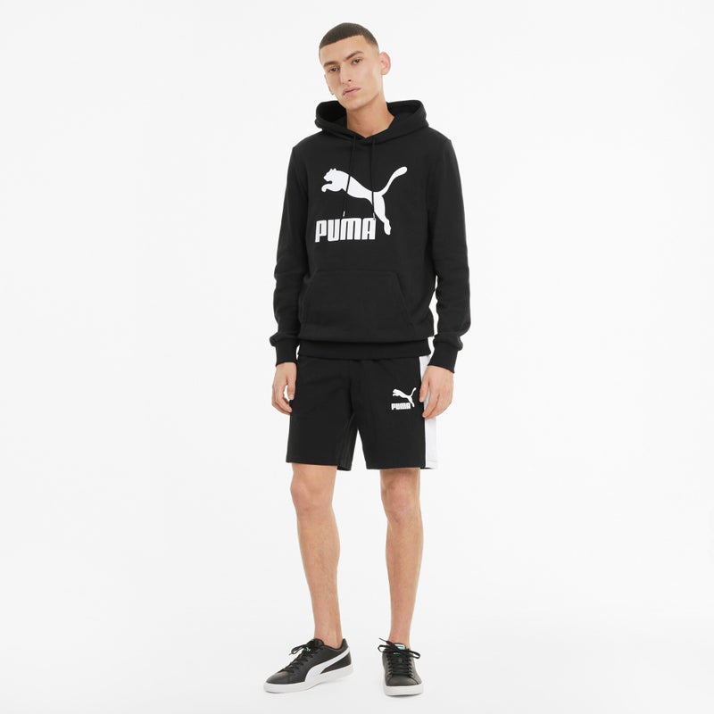 PUMA Classics Logo Mens Black Hoodie - Image 3